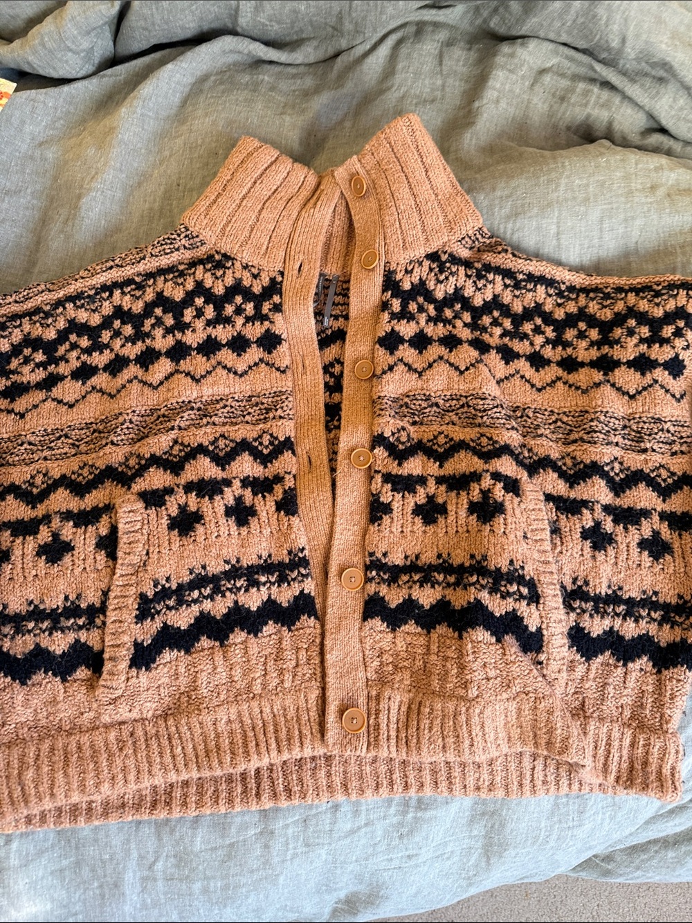 Anthropologie Jacquard Heart Motif Sweater 2X - Picture 7 of 11